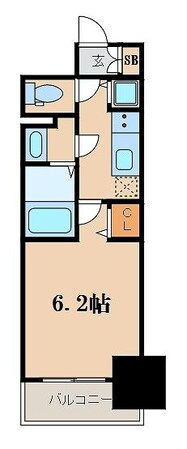 北浜駅 徒歩6分 5階の物件間取画像